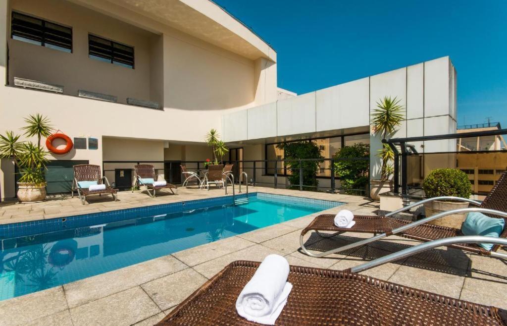 Jardins Transamerica By Mob Inn - Piscina - Academia - Ac - Wifi - Vaga 상파울루 외부 사진
